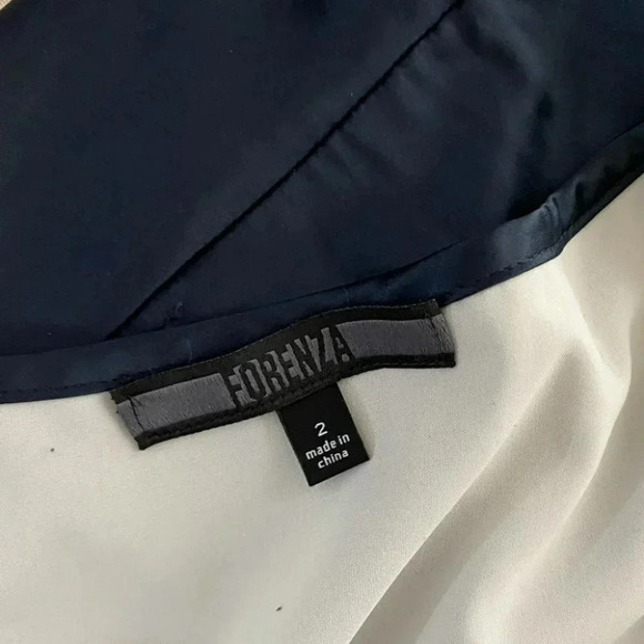 Forenza 2 multicolor abstract satin dress - Picture 6 of 7
